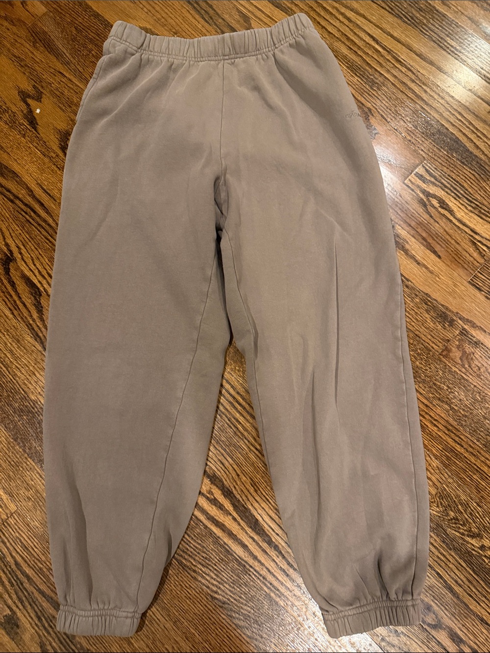 Garage Men's Taupe Elastic-Waist Jogger Pants